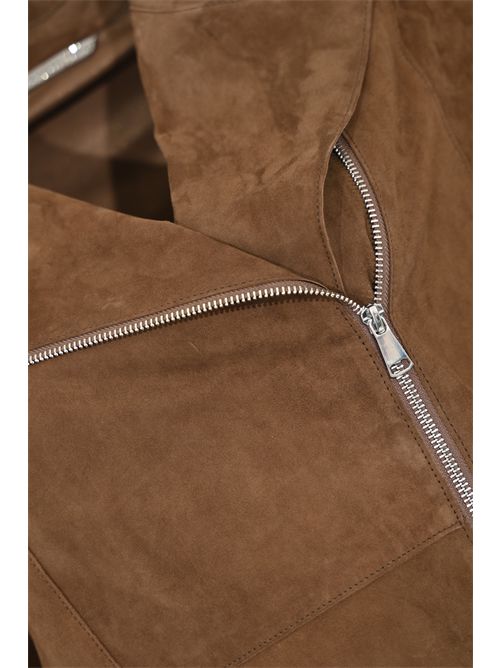 Giubbino Gaia in pelle Pecan LEATHER AUTHORITY | GAIA126